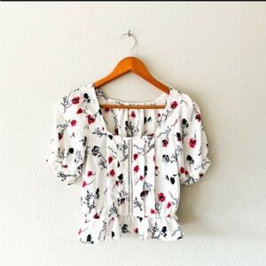Flower top. Never worn